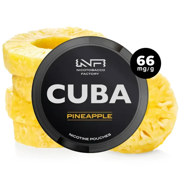 Nicopouches CUBA black line Pineapple (ananas)