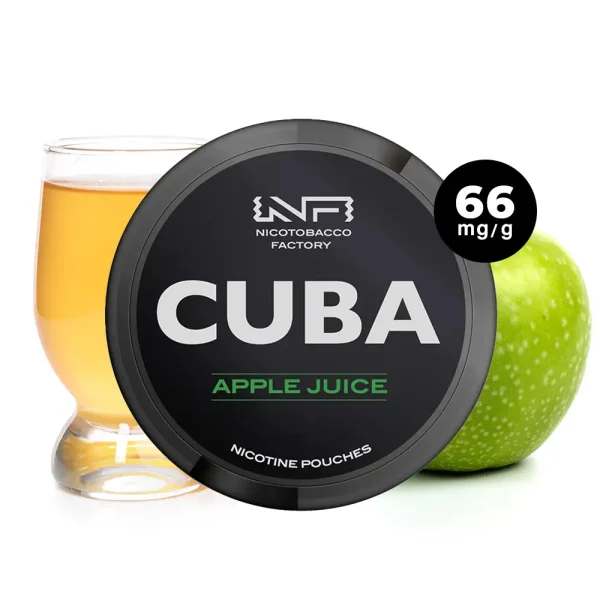 CUBA Snus apple juice - 66mg de nicotine